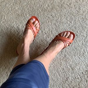 Kenneth Cole Cork Wedge Sandals